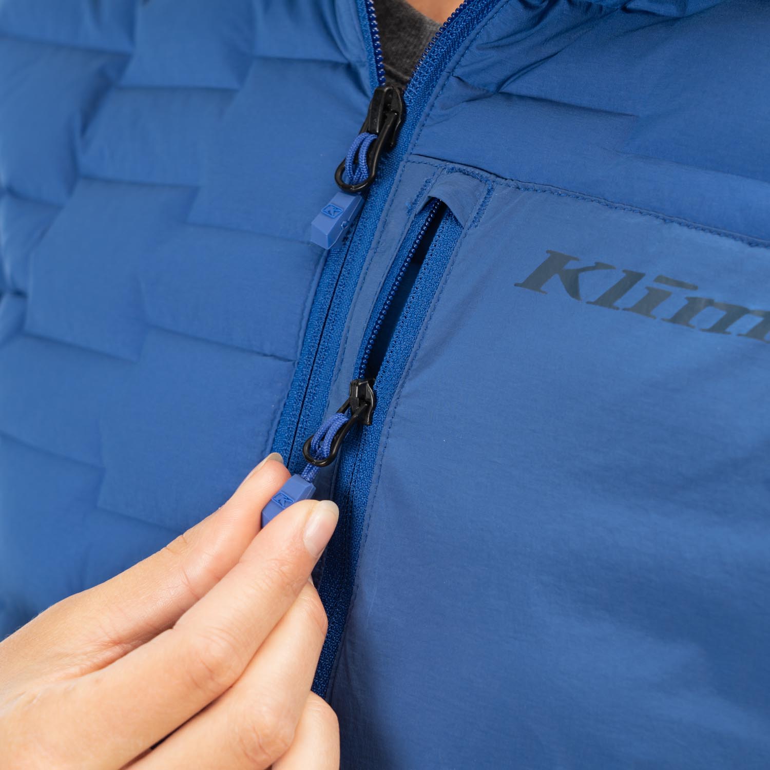 Luna stretch down jacket with hood