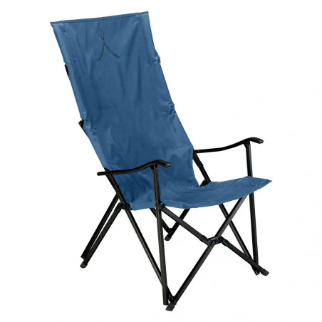 Grand Canyon EL TOVAR HIGHBACK - High folding chair with blue armrests
