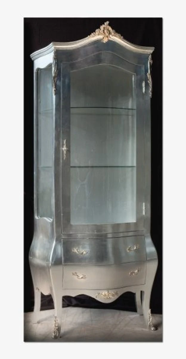 Baroque showcase silver
