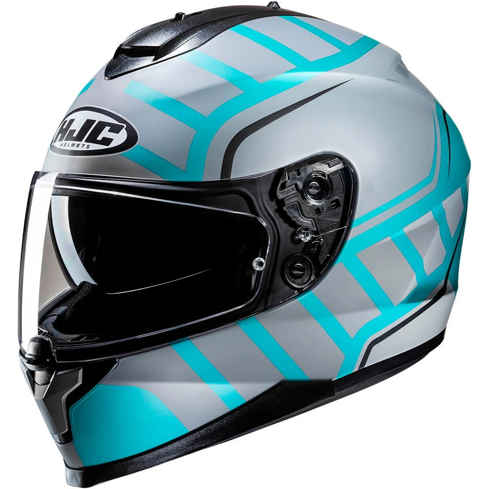CASCO HJC C70N HOLT - GRIS / AZUL