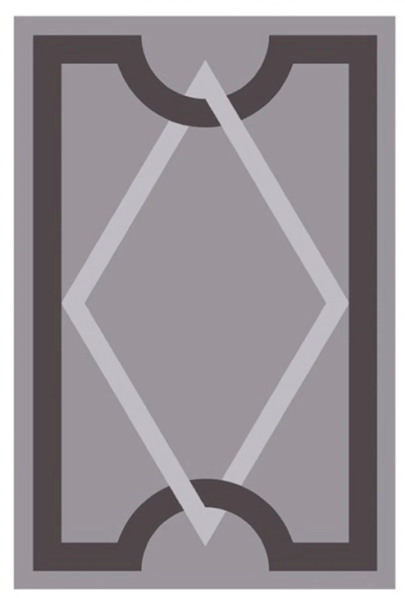 Wunderschöner Luxus Teppich aus 100% Neuseeland-Wolle, Grau/Braun, Samtweich 200 x 300 cm - Hochwertige Qualität