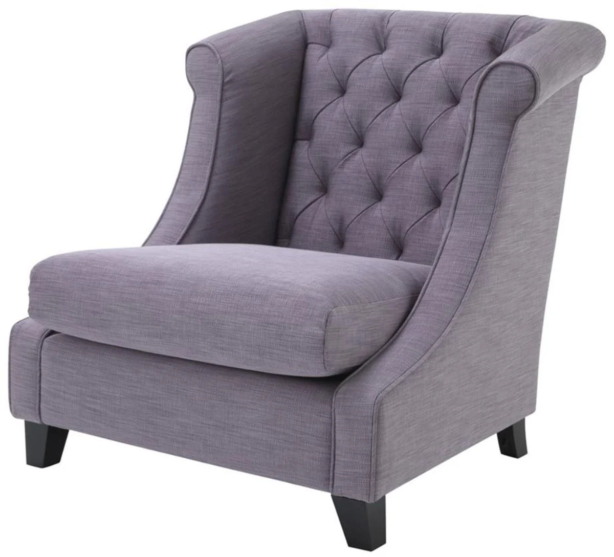 Luxury living room armchair purple 86 x 93 x H. 92 cm - Hotel Furniture