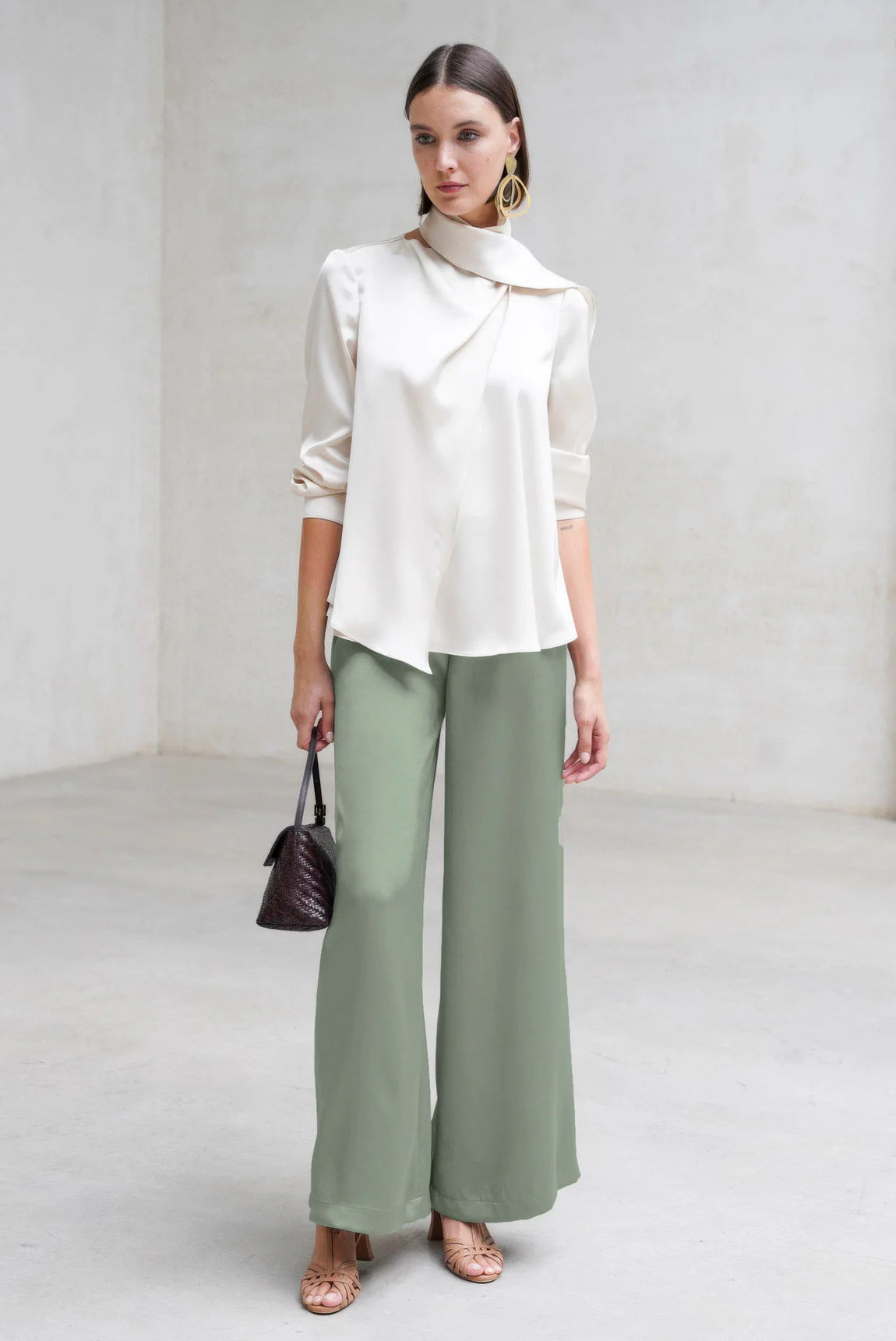 Rivera-Spain Vanille-Wolkenbluse