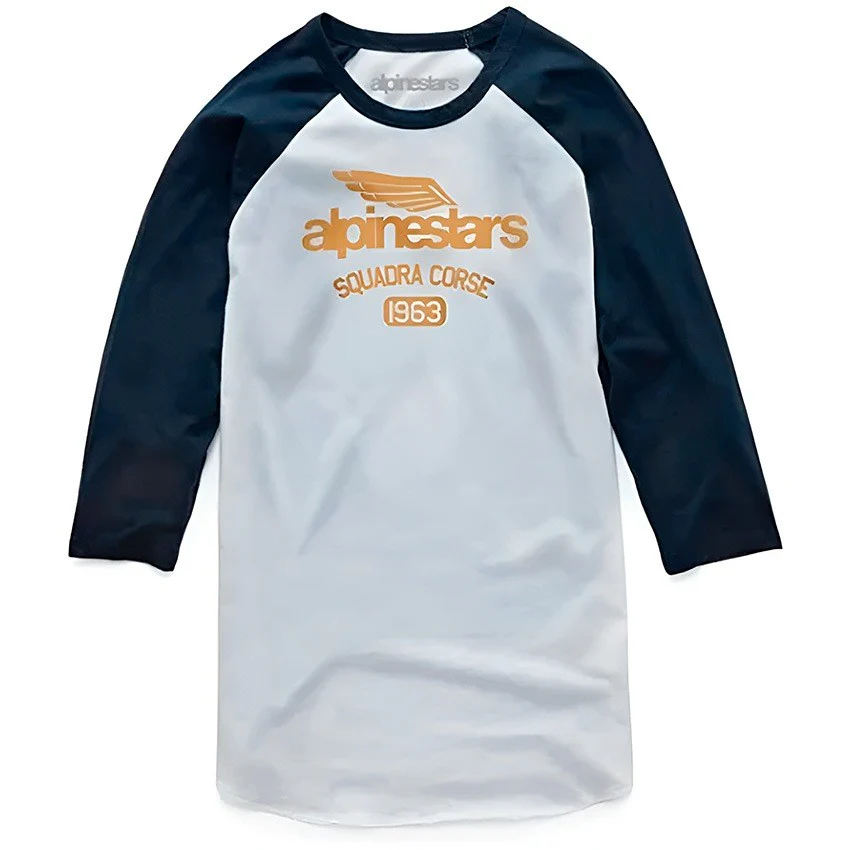 CAMISETA ALPINESTARs WINGED TEAM BLANCO / AZUL