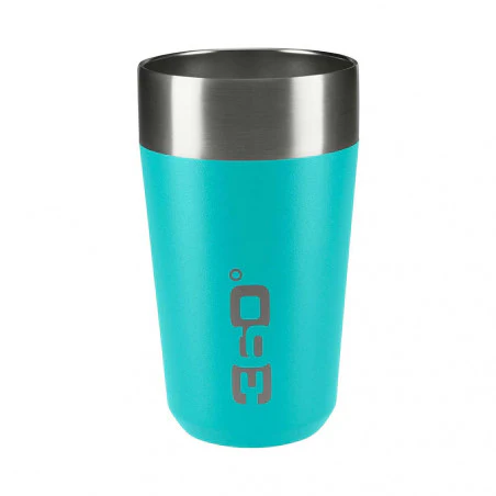 360 Grad Travel Mug Becher Large turquoise blue - Thermos glass