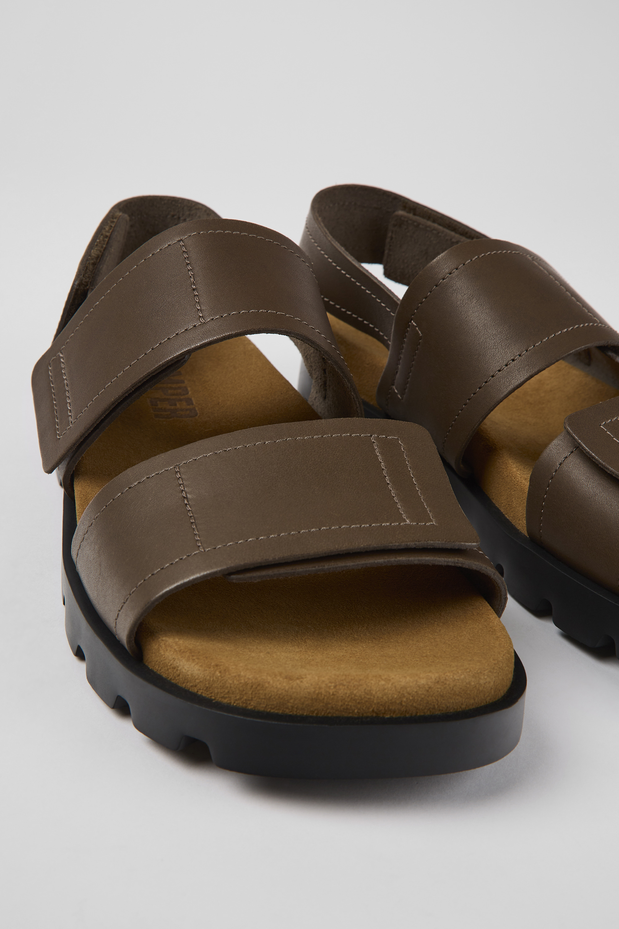 Brutus Sandal - Braune Leder Sandalen für Herren