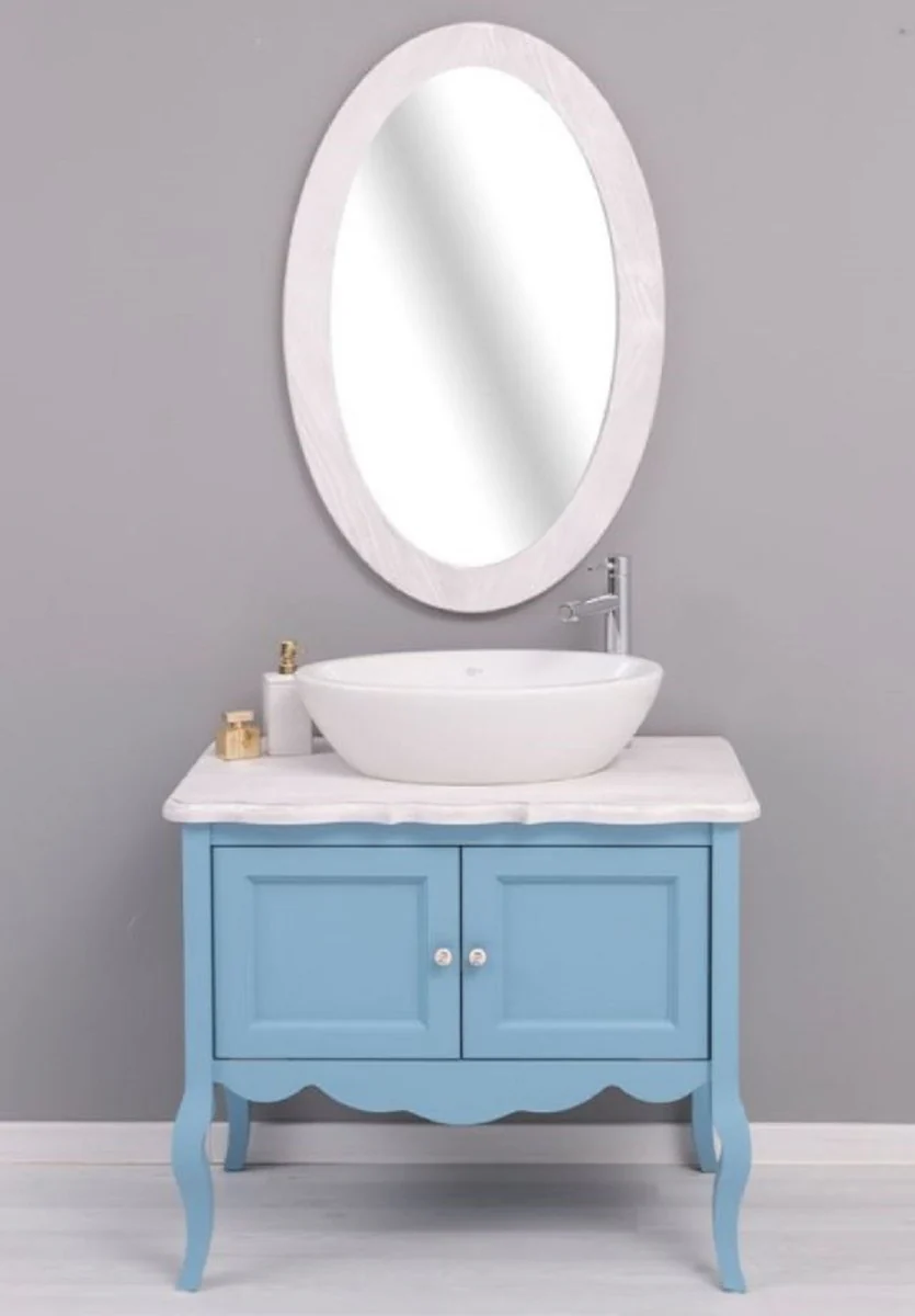 Country house style bathroom set light blue / light gray - country house style bathroom furniture