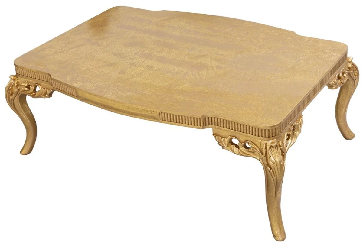 Baroque ladies chair leopard / gold 40 x 35 x H. 85 cm - handmade antique style chair - baroque furniture