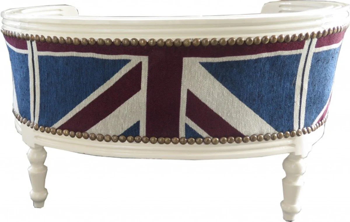 Baroque Dog & Cat Sofa Union Jack / Cream - Dog Bed & Cat Bed