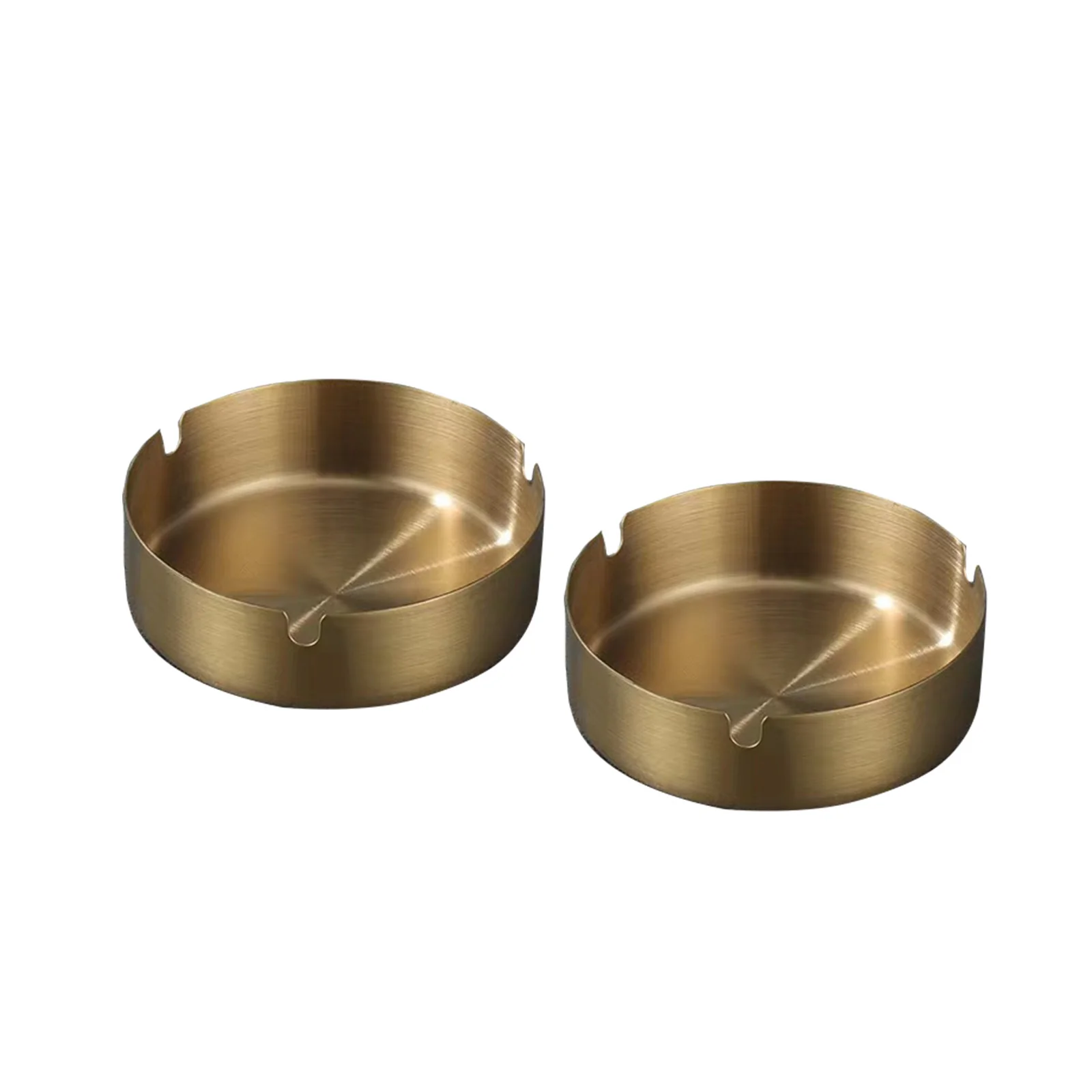2 packs of stainless steel ashtrays