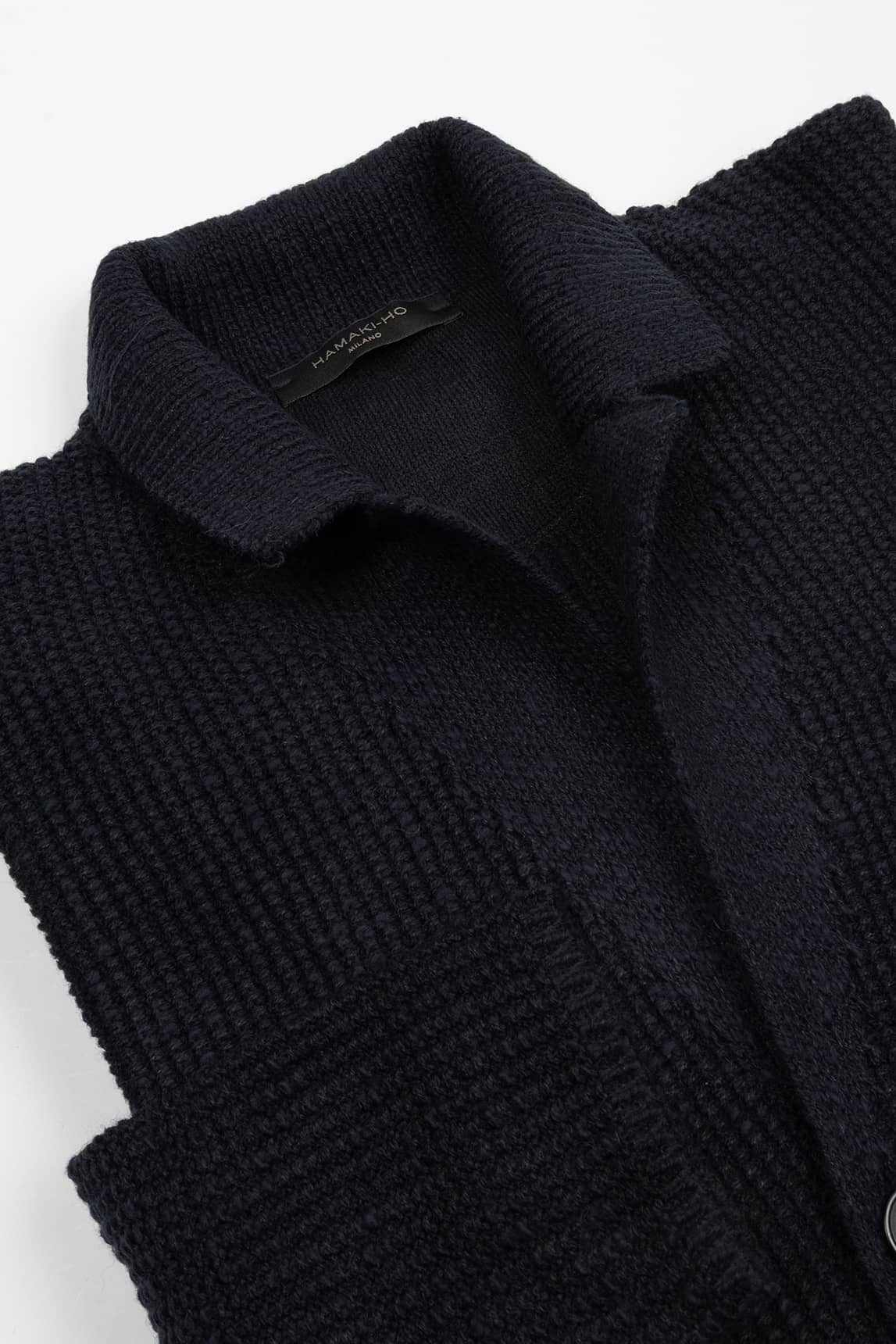 Rivera-Spanien Marineblaue Strickjacke