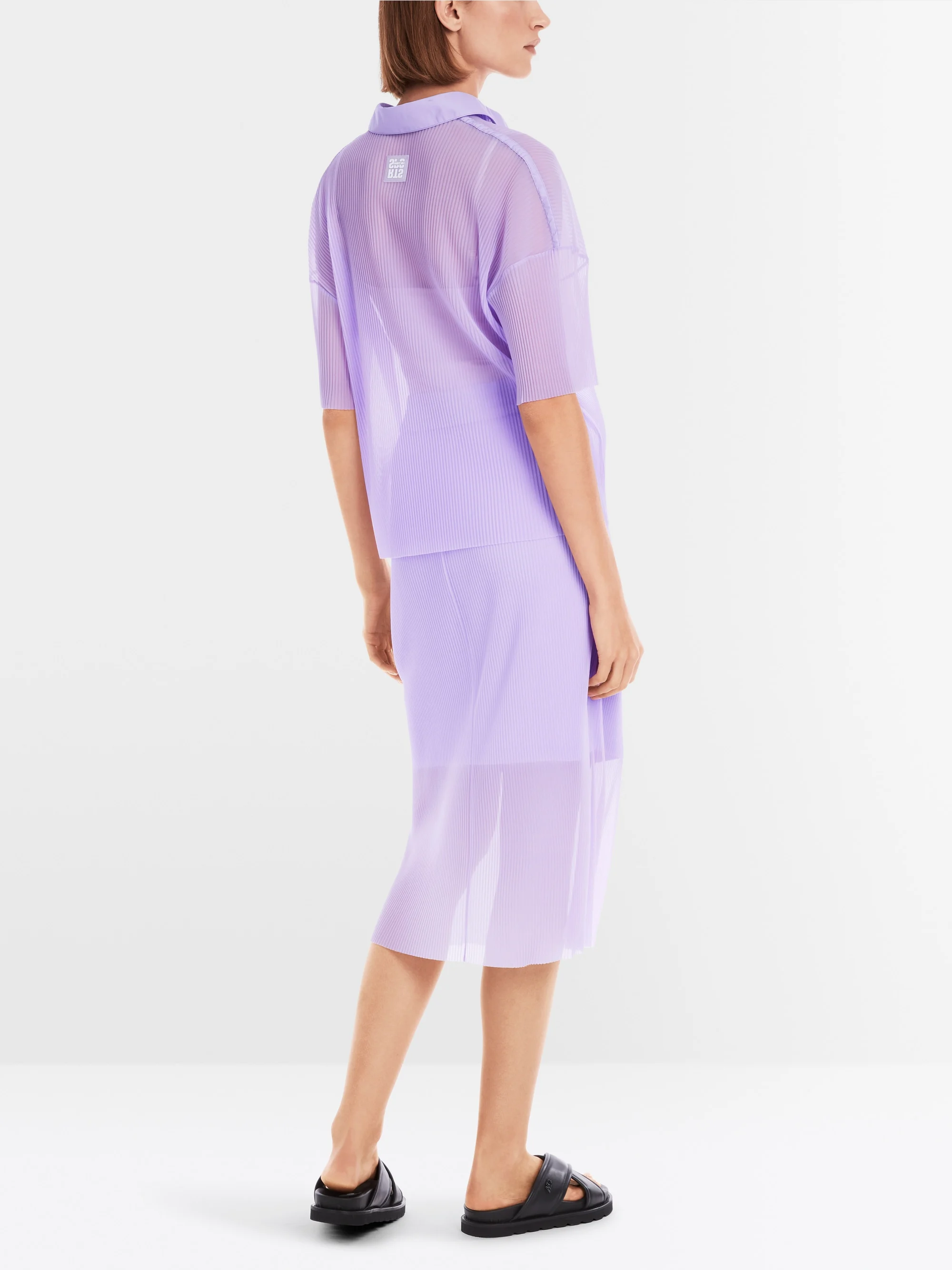 Marc-Cain Plissee-Poloshirt