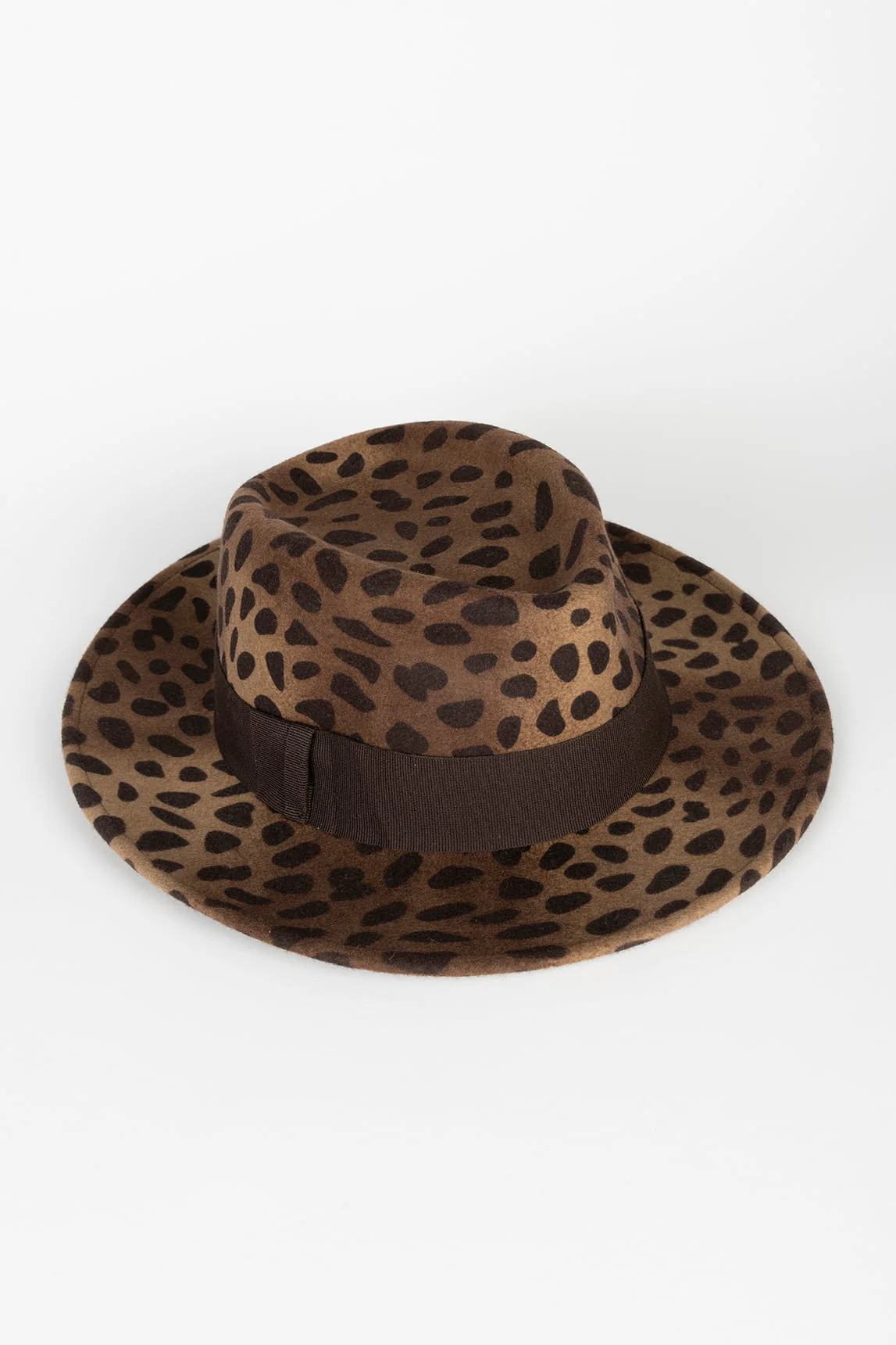 Rivera-Spanien-Fedora-Hut mit Animal-Print