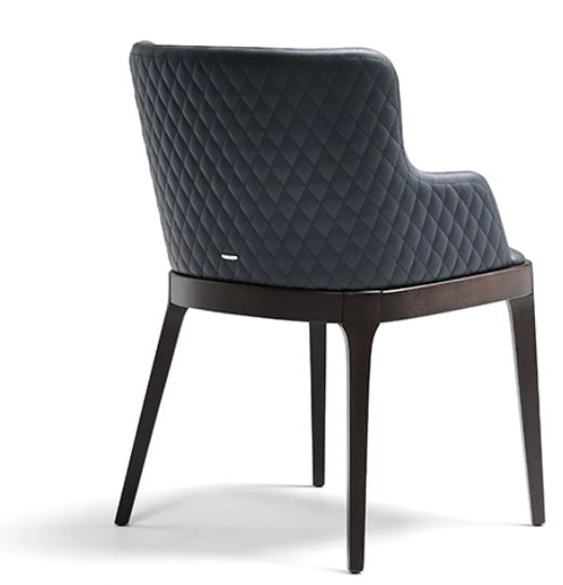 Luxury Dining Room Chair Set of 8 Blue / Brown - Luxury Dining Room & Restaurant Furniture - Luxury Quality - Made in Italy