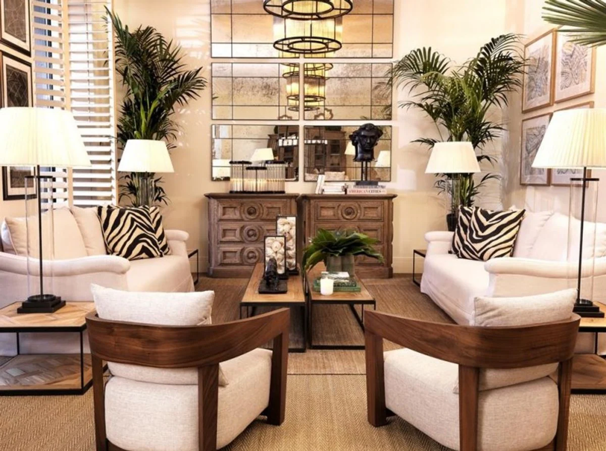 Luxury Art Deco Mahogany Armchair - Luxury Hotel Furniture