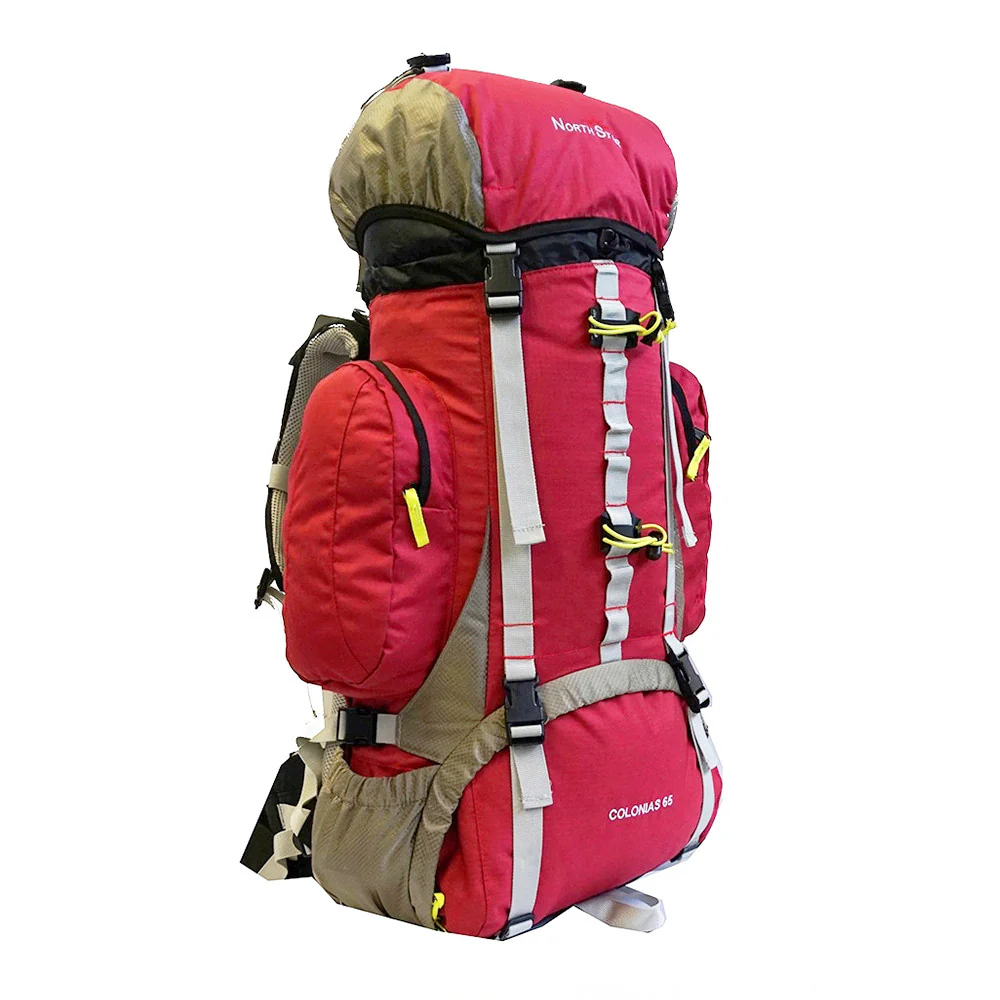 Mochila de trekking North Star COLONIAS 65 - Granat