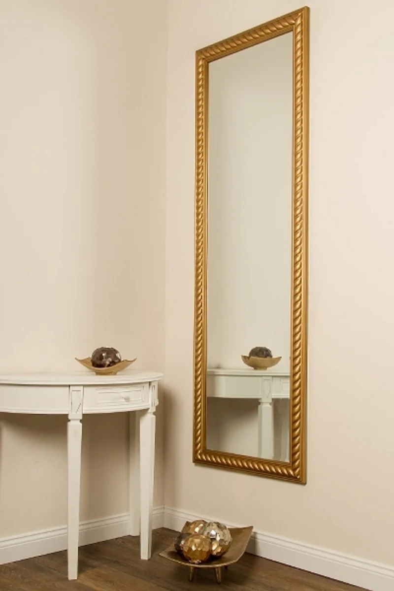 Baroque mirror / wall mirror antique gold 62 x H. 187 cm - Baroque furniture