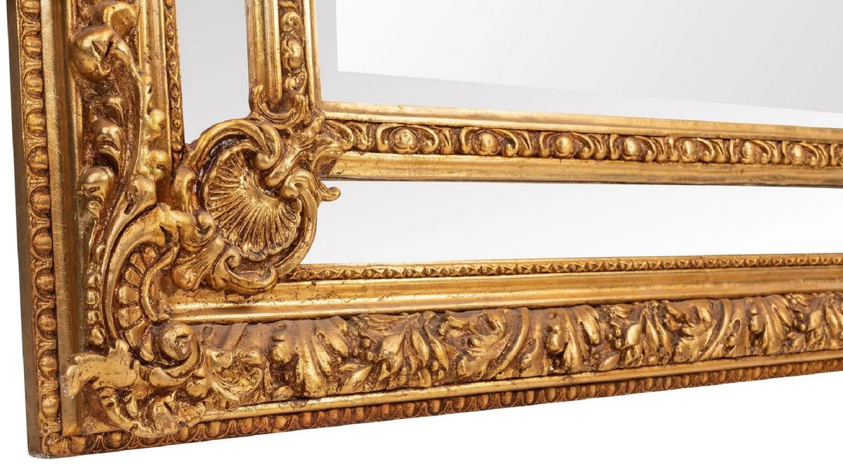 Baroque mirror gold - handmade wall mirror in baroque style - antique style wardrobe mirror - magnificent living room mirror - baroque furniture