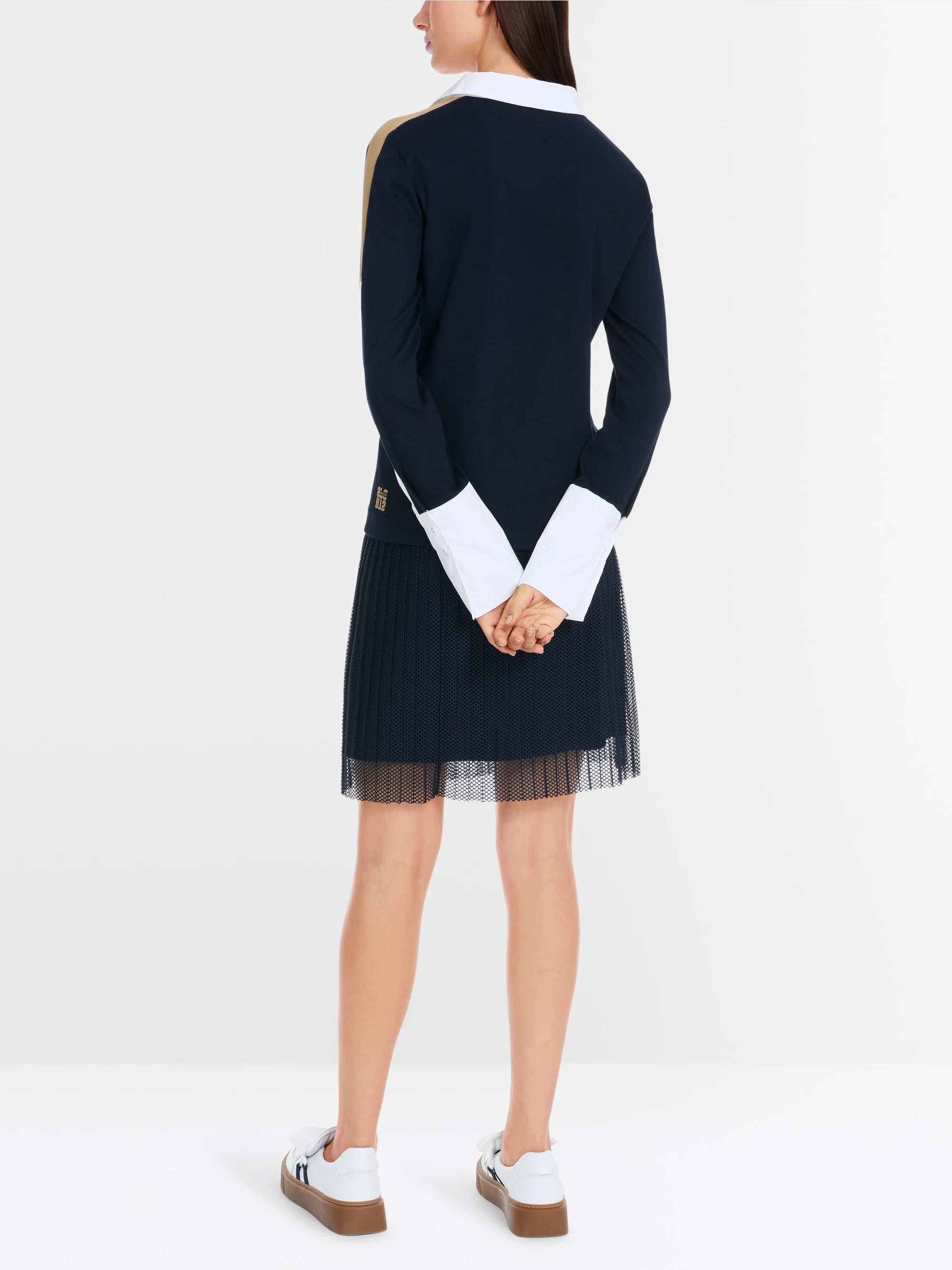 Marc-Cain Poloshirt mit Farbblockierung