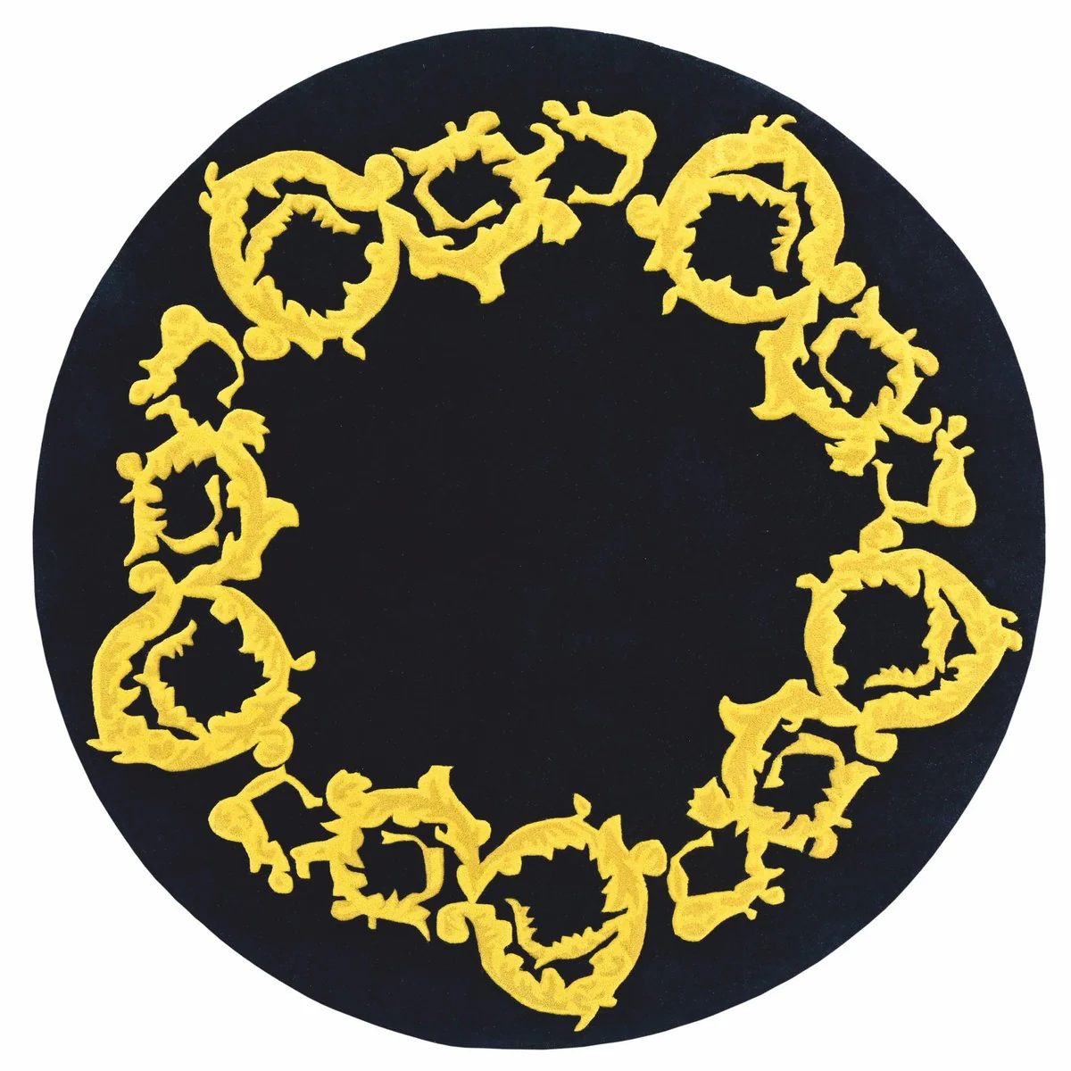 Luxury Carpet Black / Gold - Various Sizes - Luxury Interior