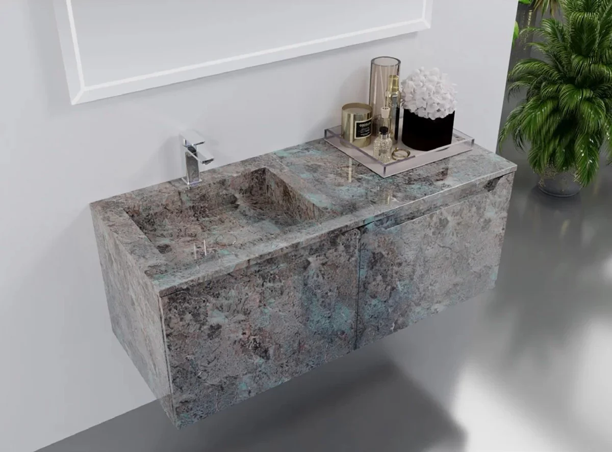 Luxury bathroom set gray mottled porcelain - hotel bathroom furnishings