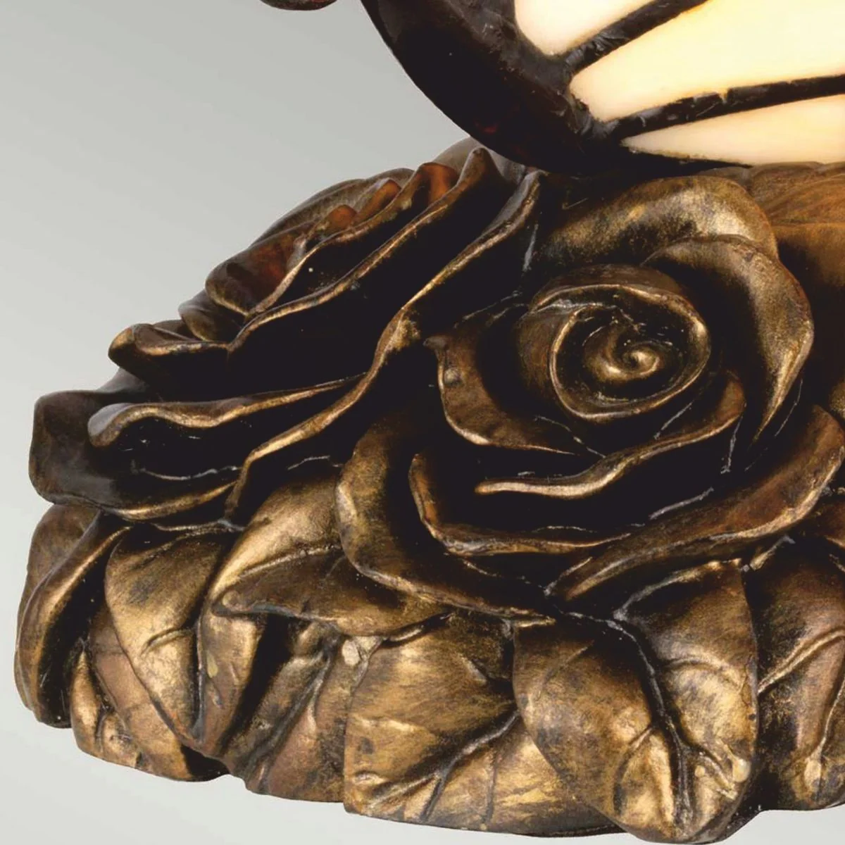 Luxury Tiffany LED table lamp butterfly colorful / bronze - Tiffany decorative lights