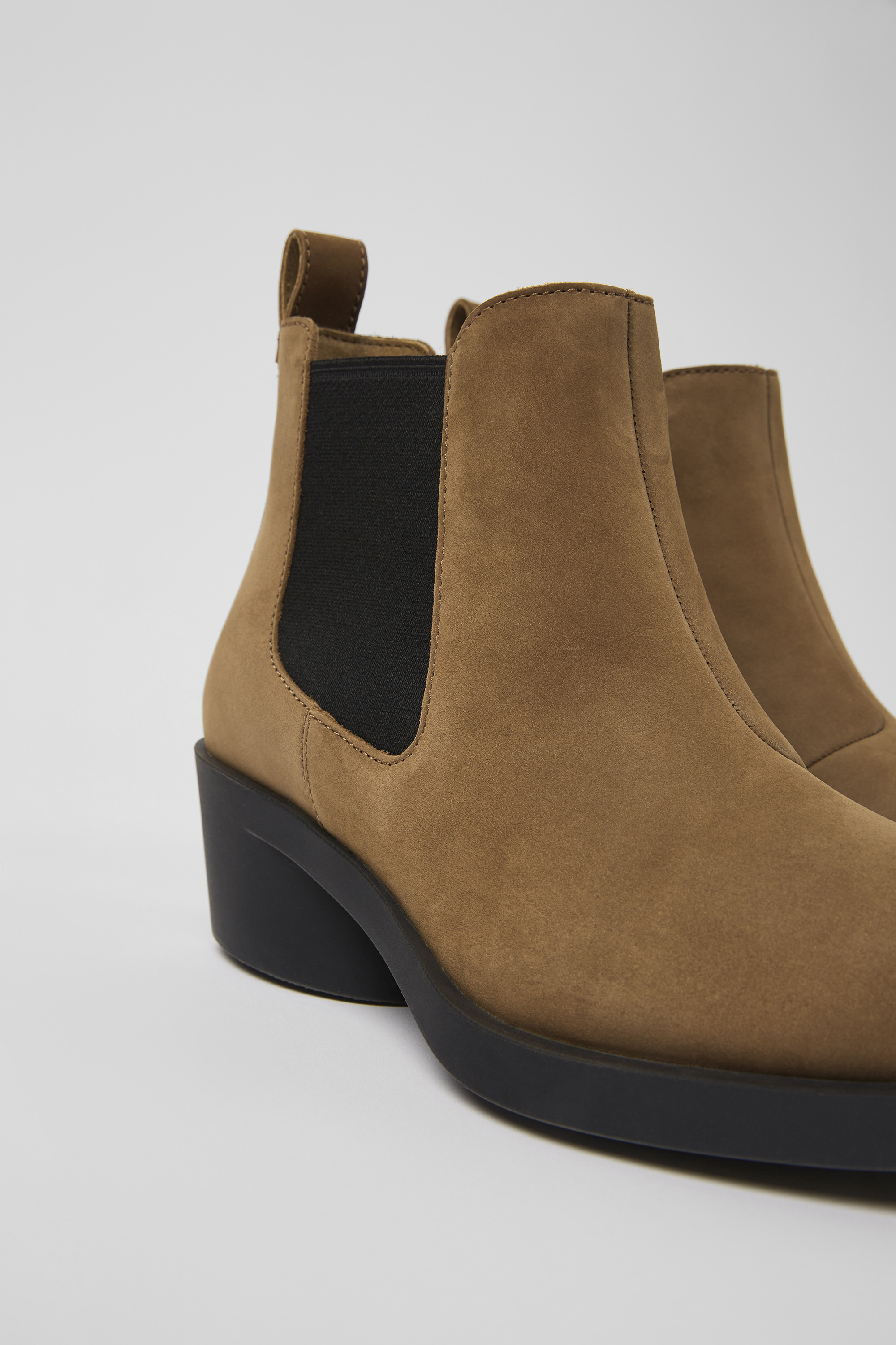 Bonnie - Braune Nubuck Stiefeletten für Damen