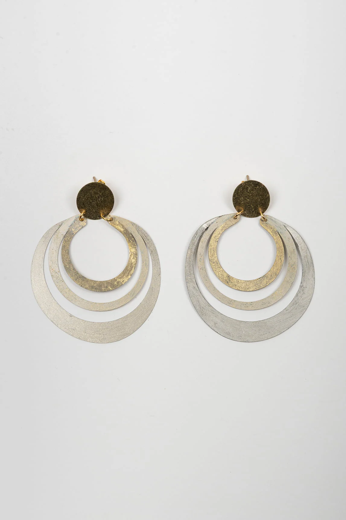 Rivera-Spanien Pendientes FL Privatsammlung Circulos Plata