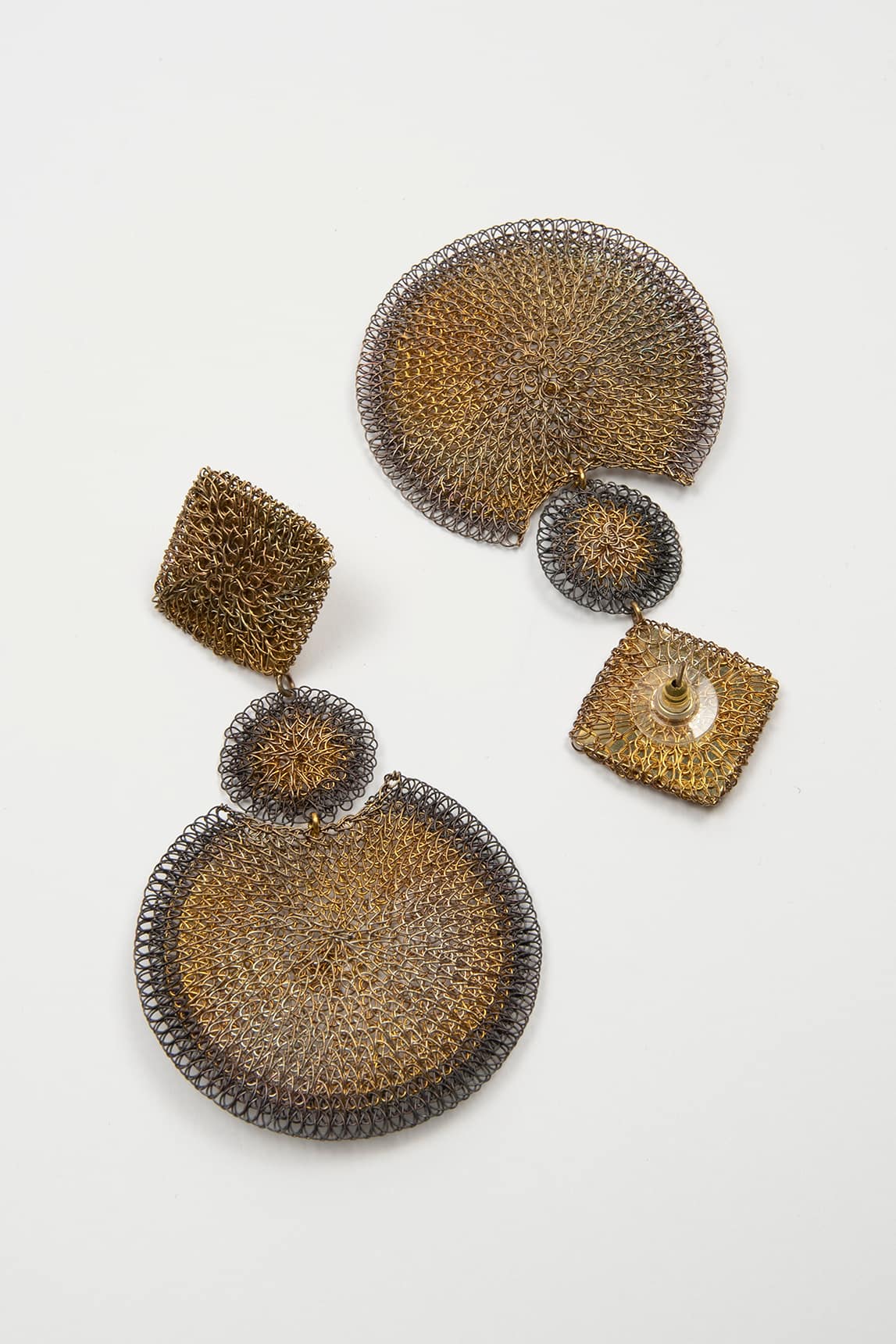 Rivera-Spanien Bronze Destelo Ohrringe