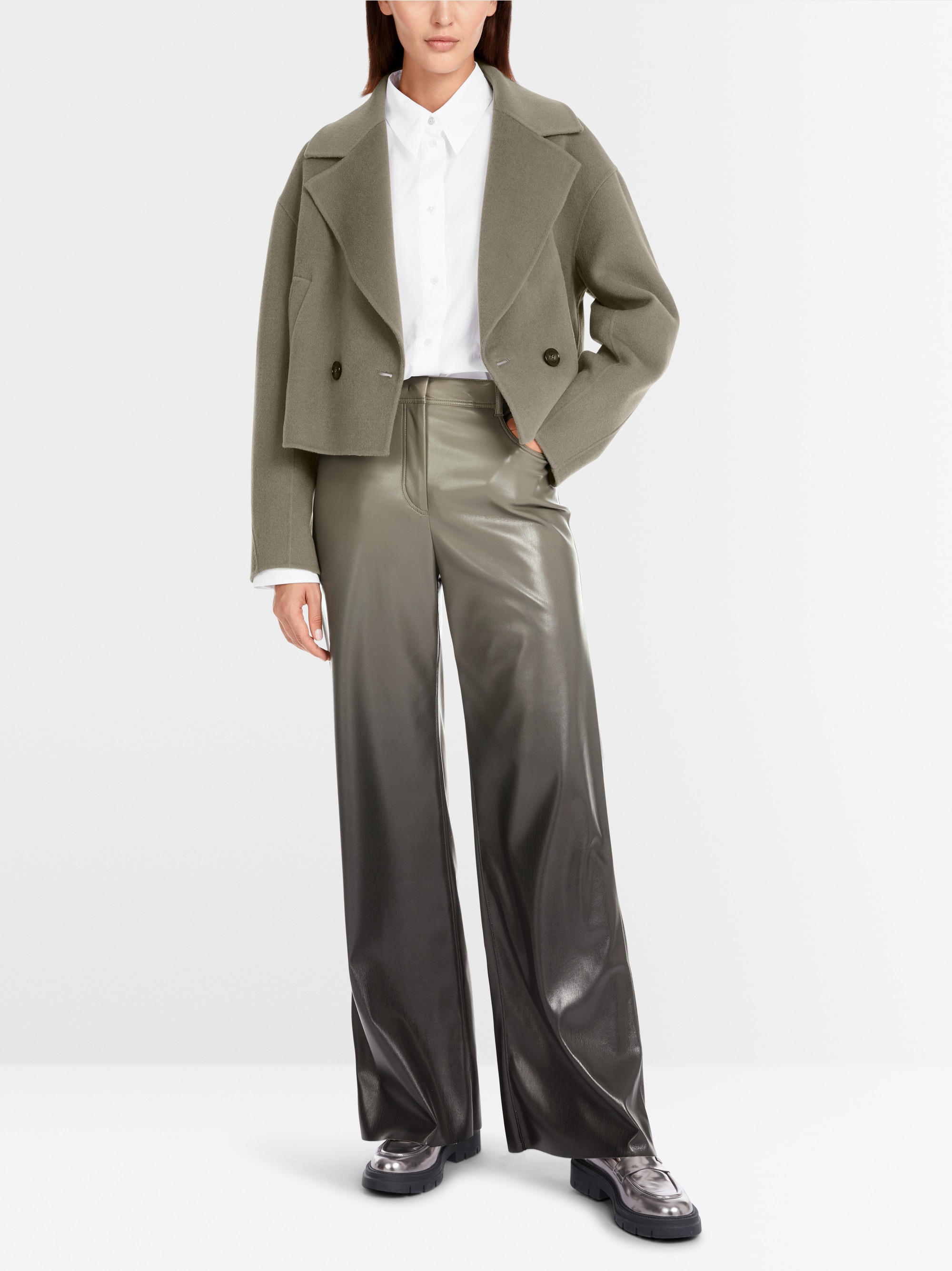 Marc-Cain Hemdbluse mit Wickeleffekt