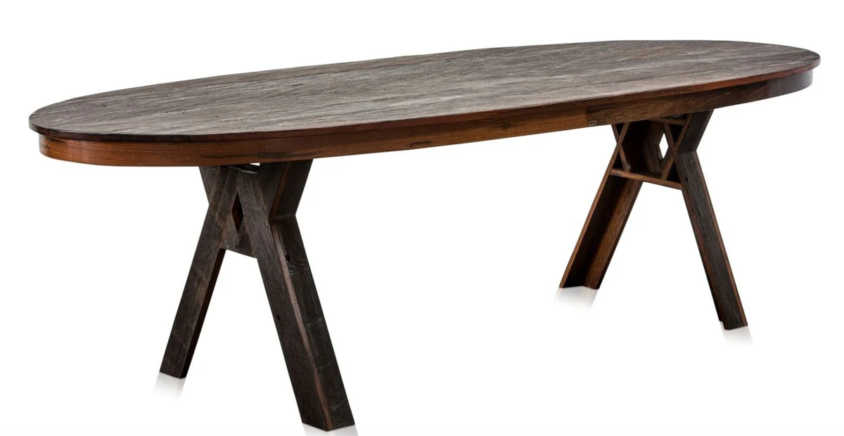 Luxury dining room table 275 x 96 x H. 77 cm - luxury furniture