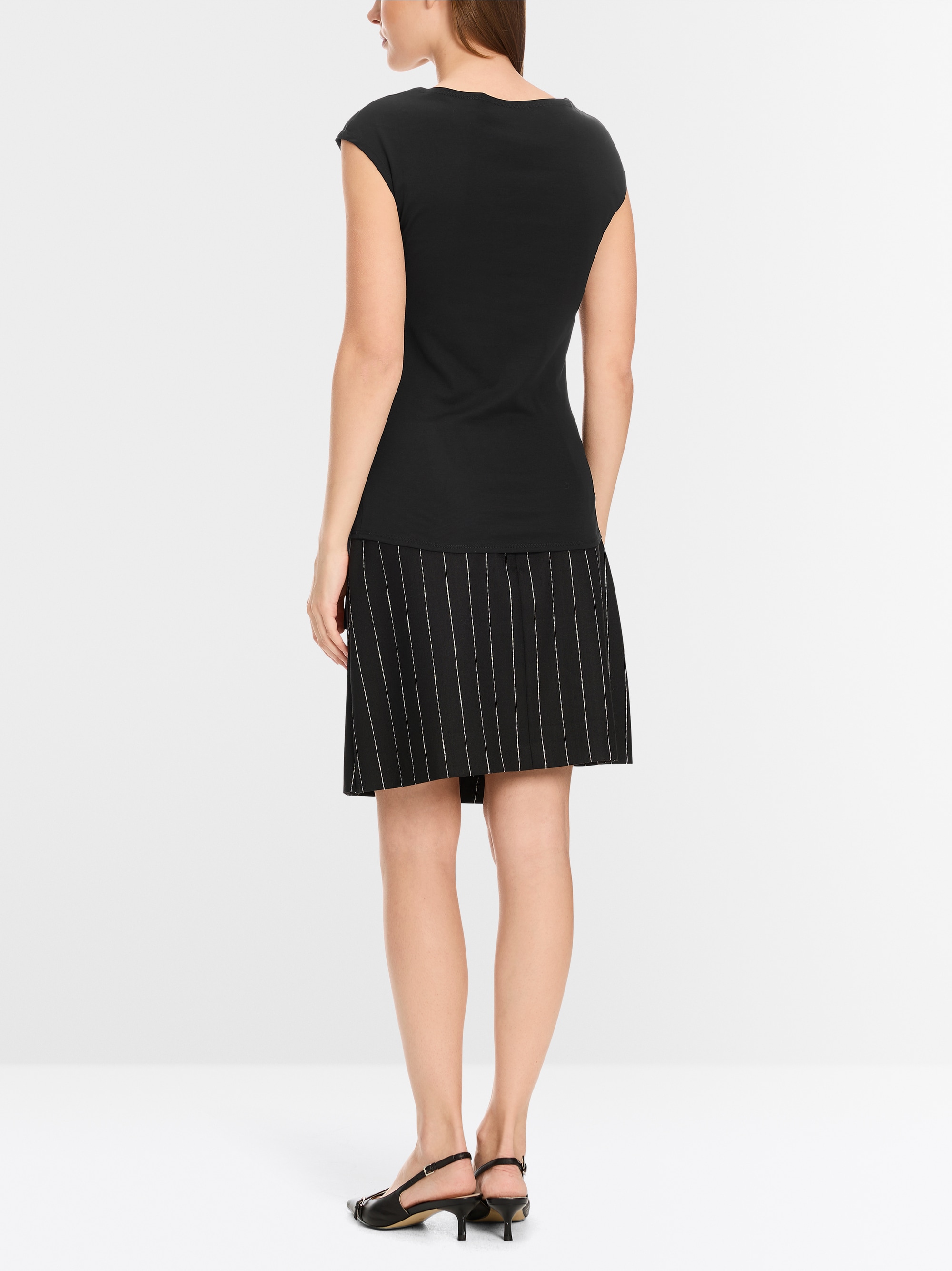 Marc-Cain Basic-Top mit weitem Ausschnitt