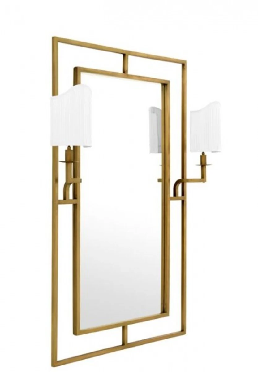 Luxury designer wall mirror brass 113 x H 140 cm - luxury hotel mirror