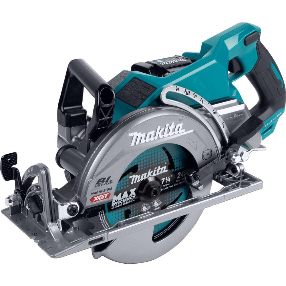 Makita XGT 40V max Rundsäge Kit Hinterhand 7 1/4