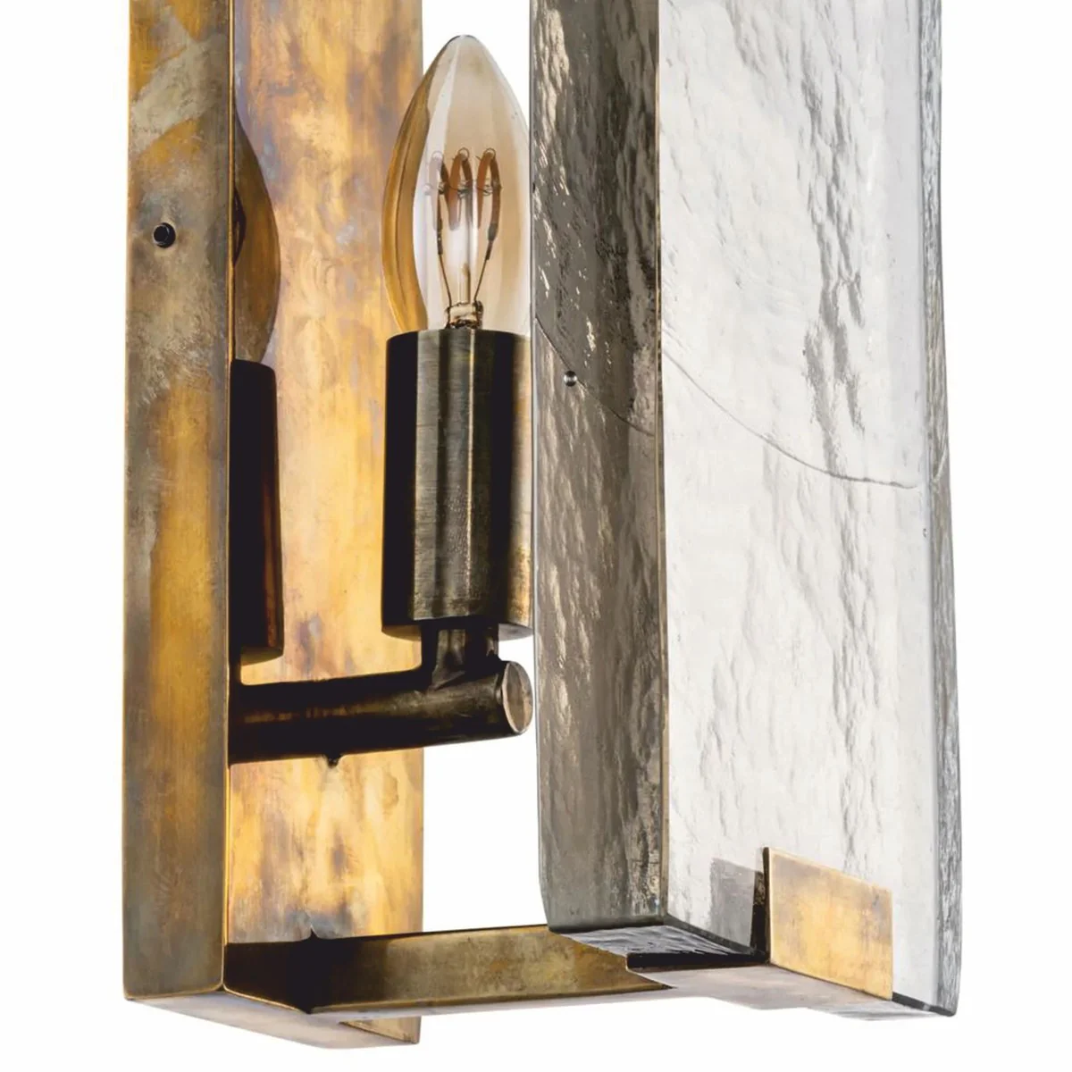 Luxury wall light vintage brass H. 30.5 cm - Luxury Lights