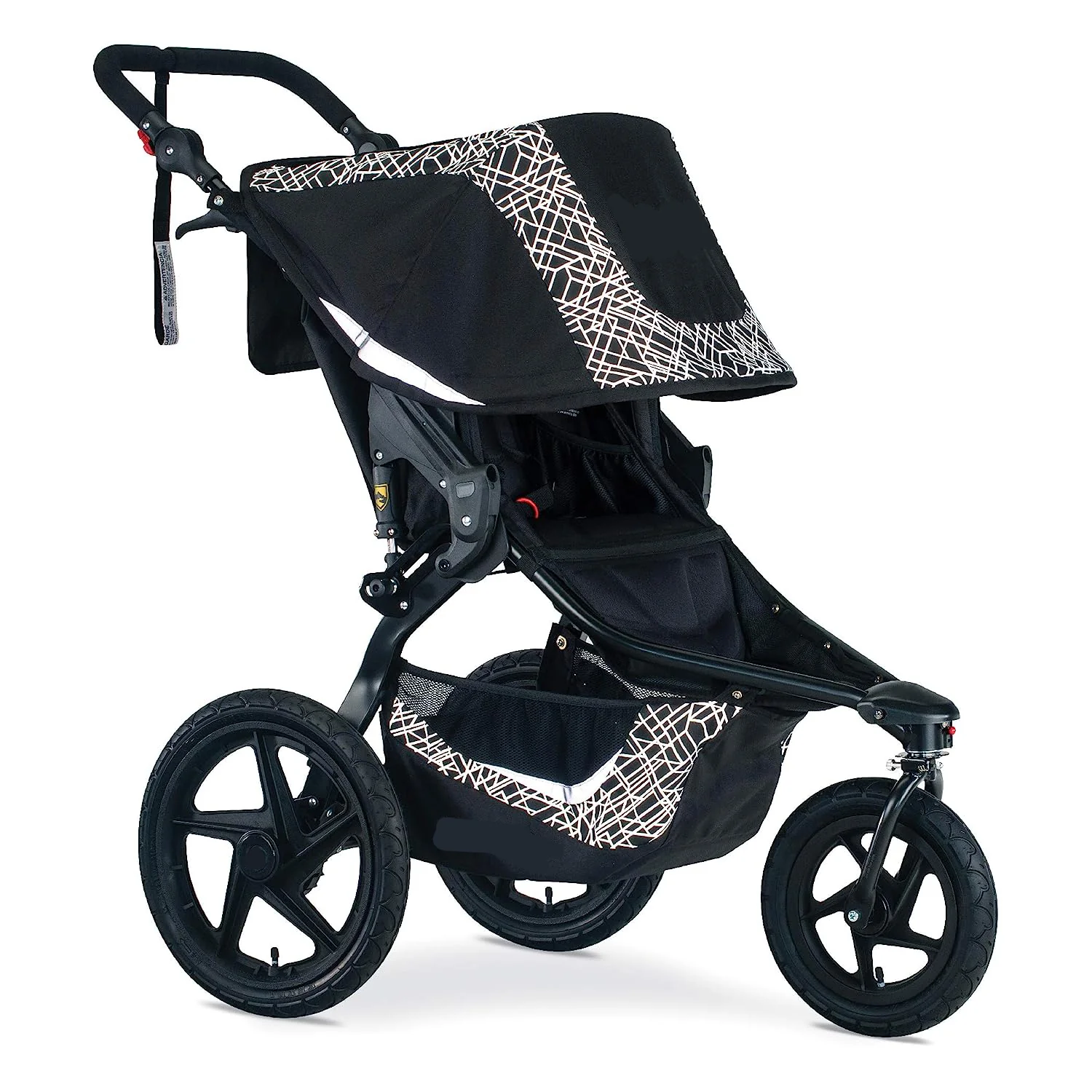 Gear Revolution Flex 3.0 Jogging-Kinderwagen, Lunar – Ultrareflektierende Akzente
