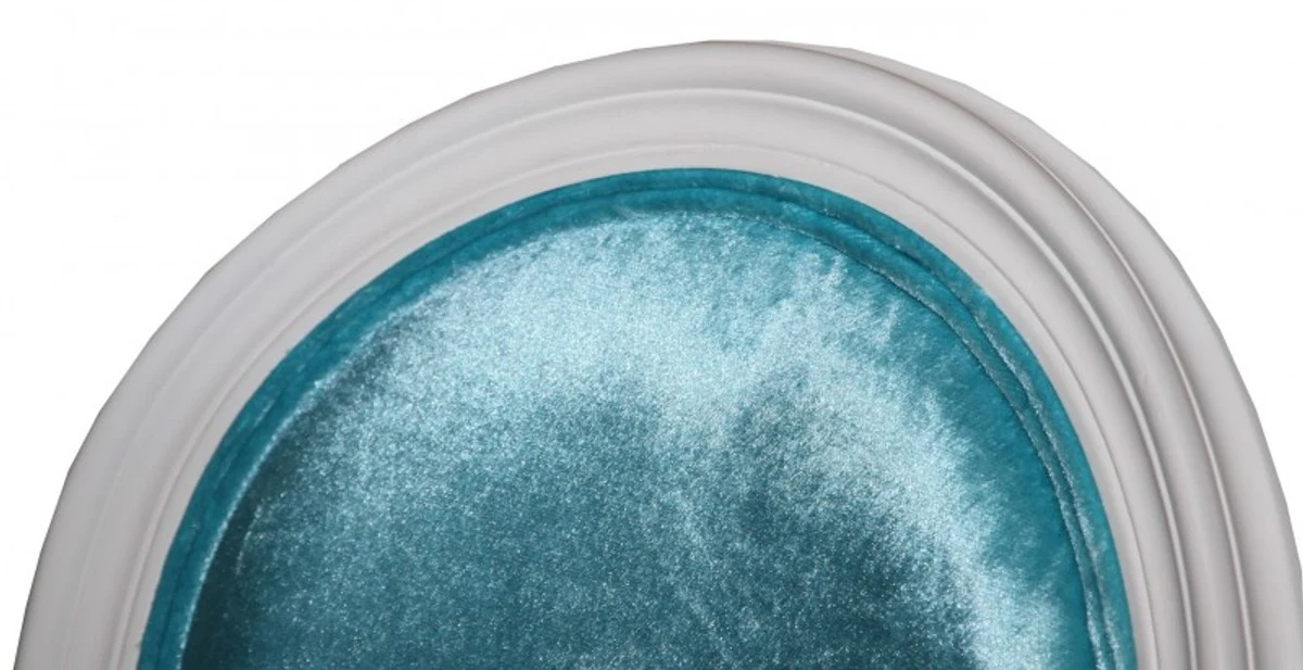 Baroque dining room chair turquoise - designer chair - luxury quality