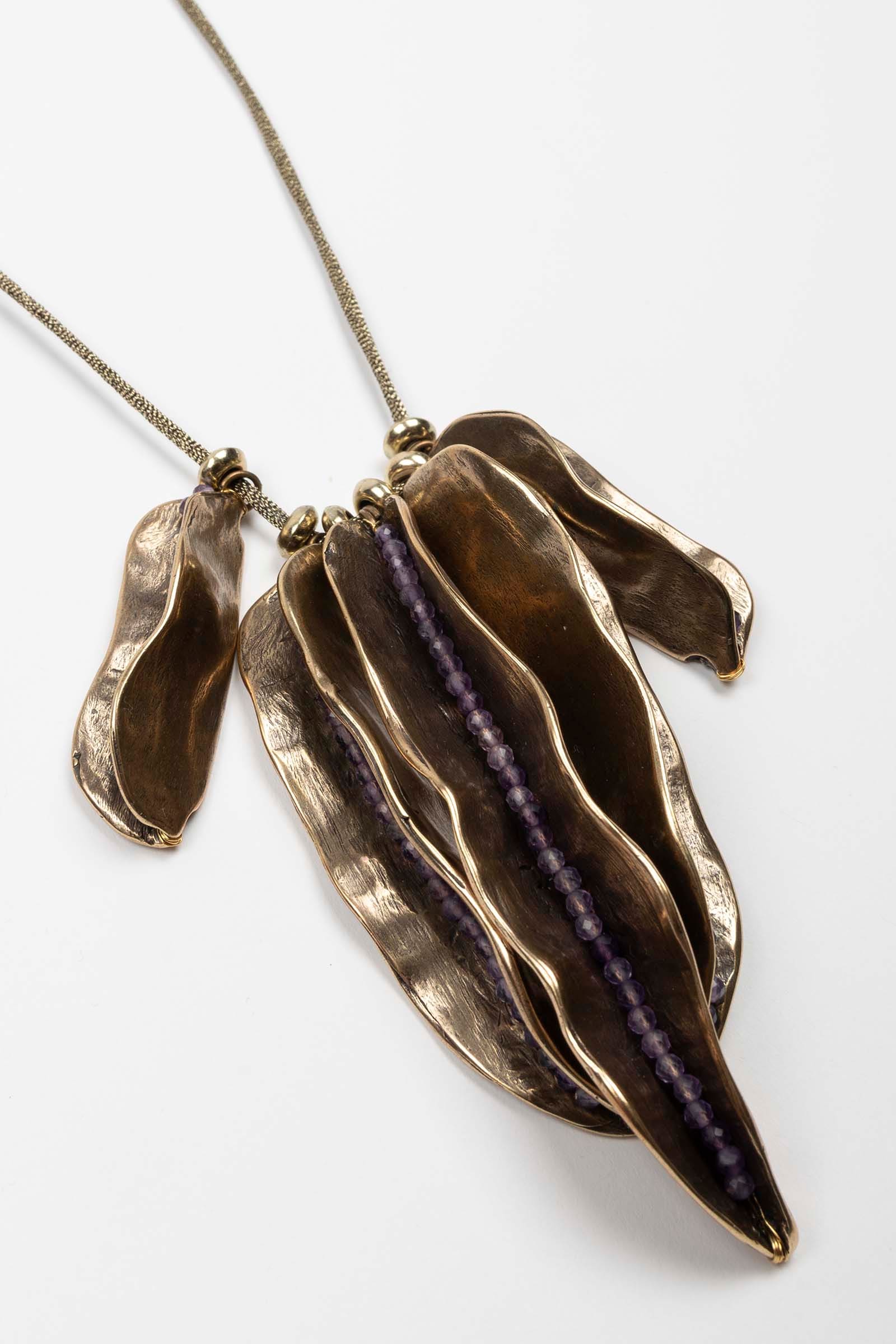 Rivera-Spanien Amorgos lila Halskette