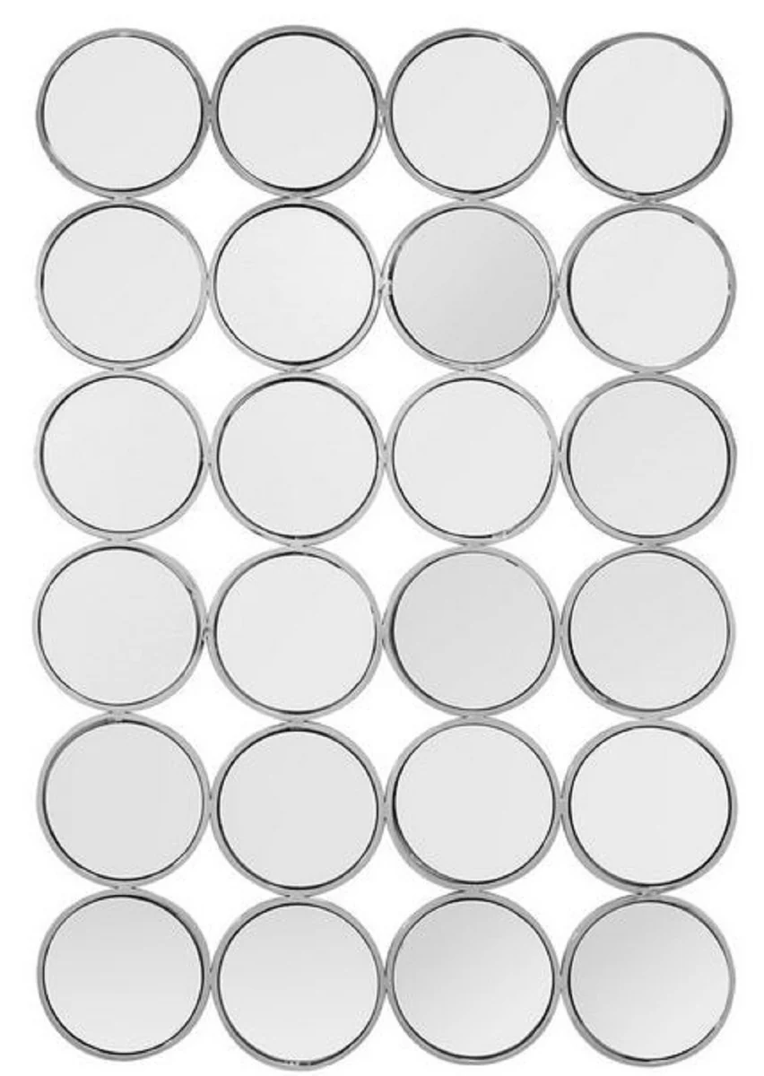 Luxury stainless steel wall mirror silver 80 x H. 120 cm - Designer mirror - Luxury collection