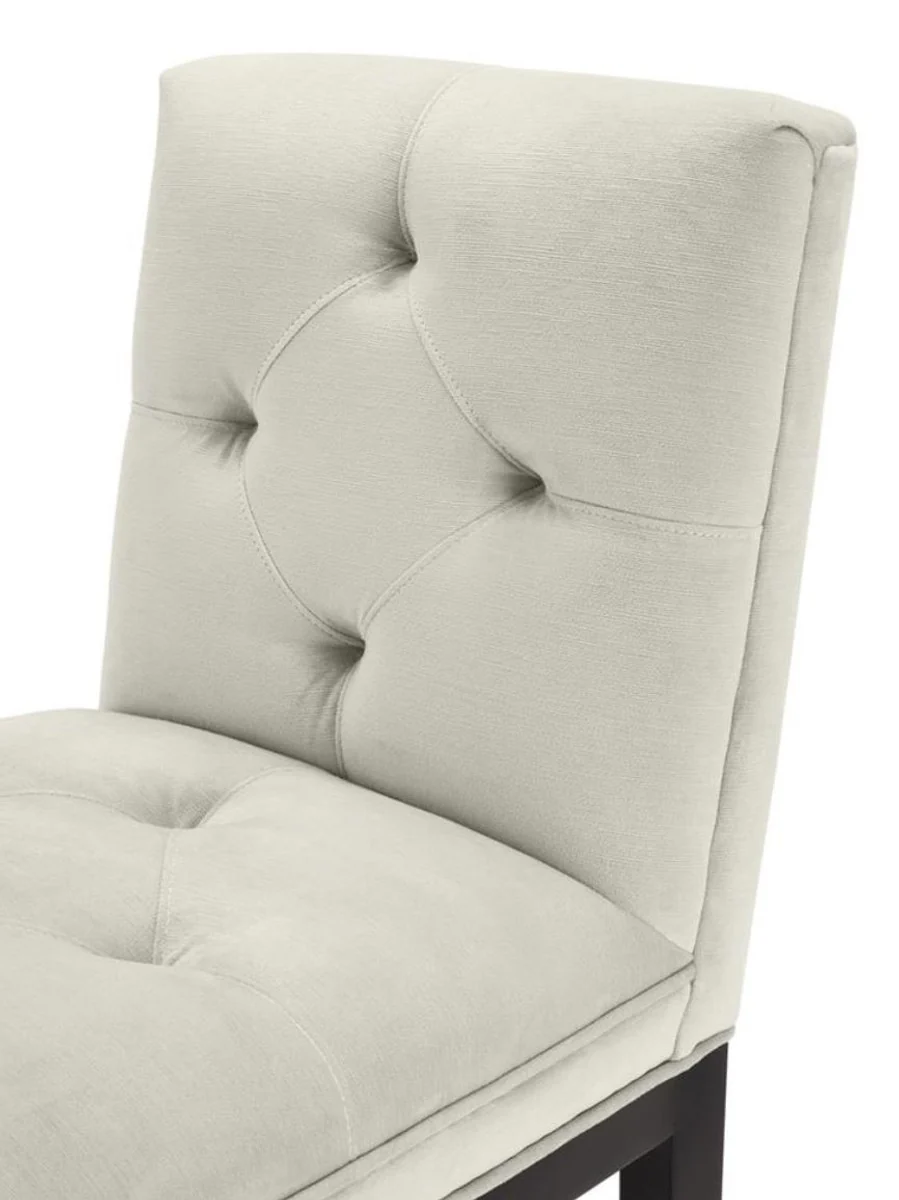 Luxury bar chair light gray / black 51 x 63 x H. 110 cm - Hotel Restaurant Club Furniture