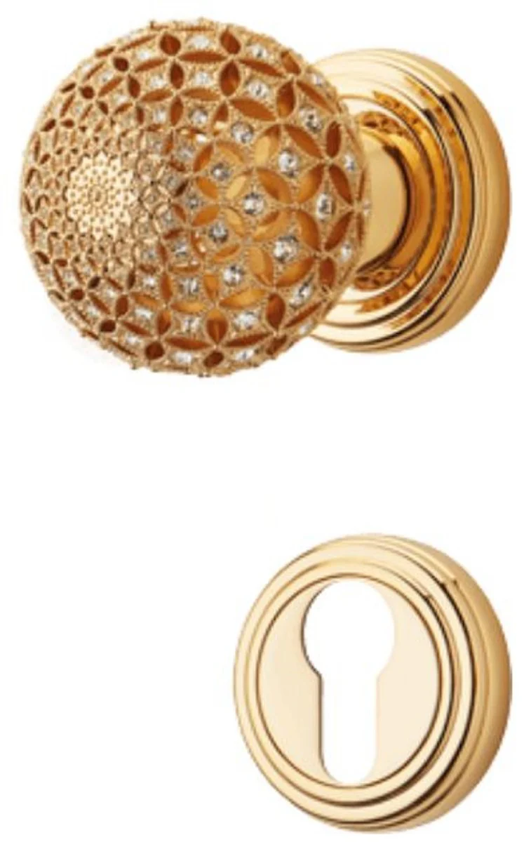 Baroque Türknouf Set with Swarovski Crystal Glass Ø 5.5 cm - Made in Italy