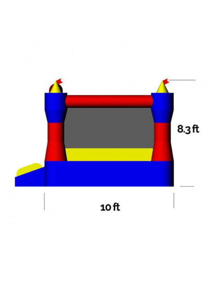 Magic Castle 10 Kommerzielle aufblasbare Moonwalk