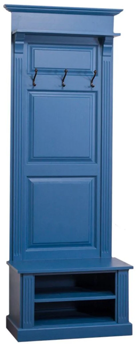 Country house style wardrobe blue 79 x 41 x H. 210 cm - country house style wardrobe