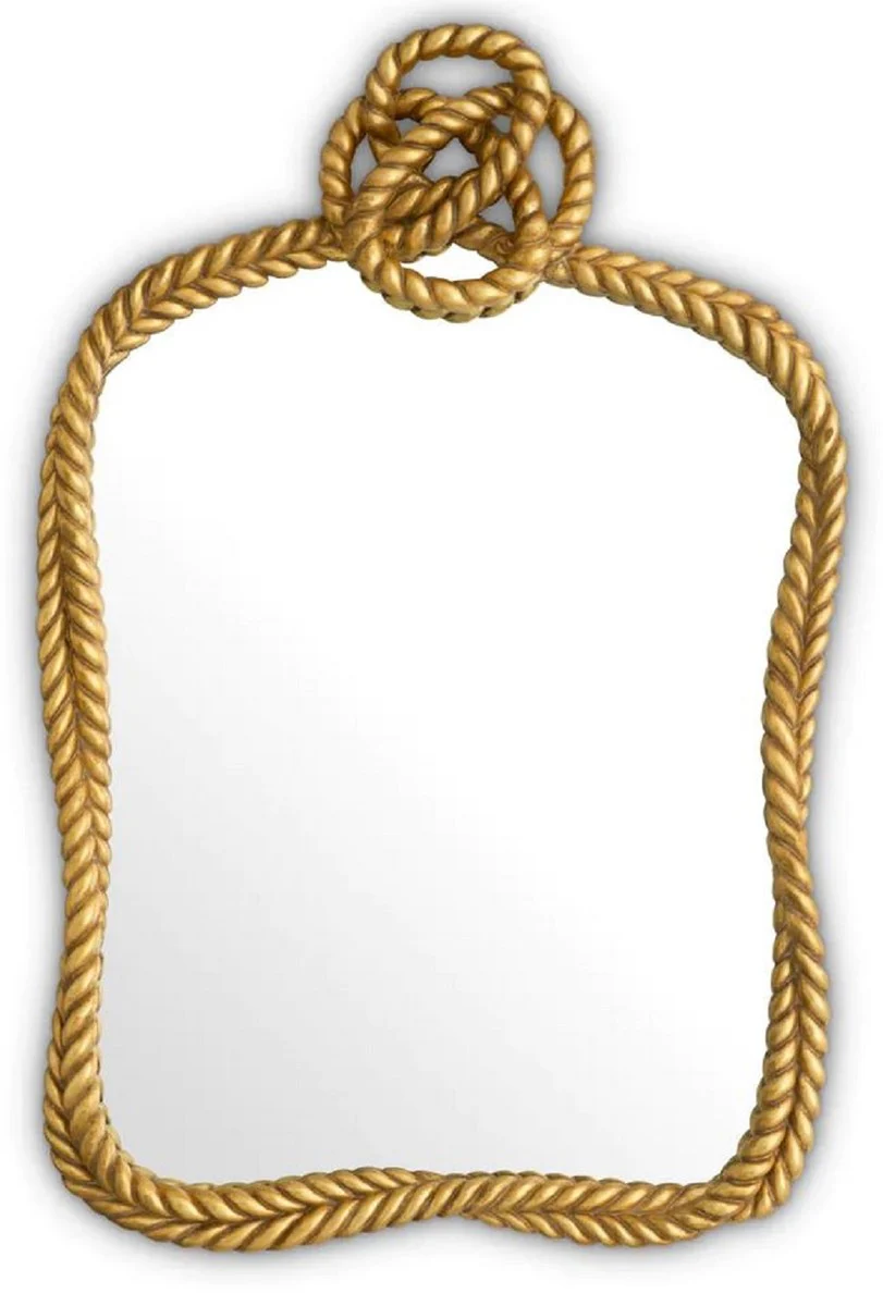 Luxury mahogany mirror antique gold H. 121 cm