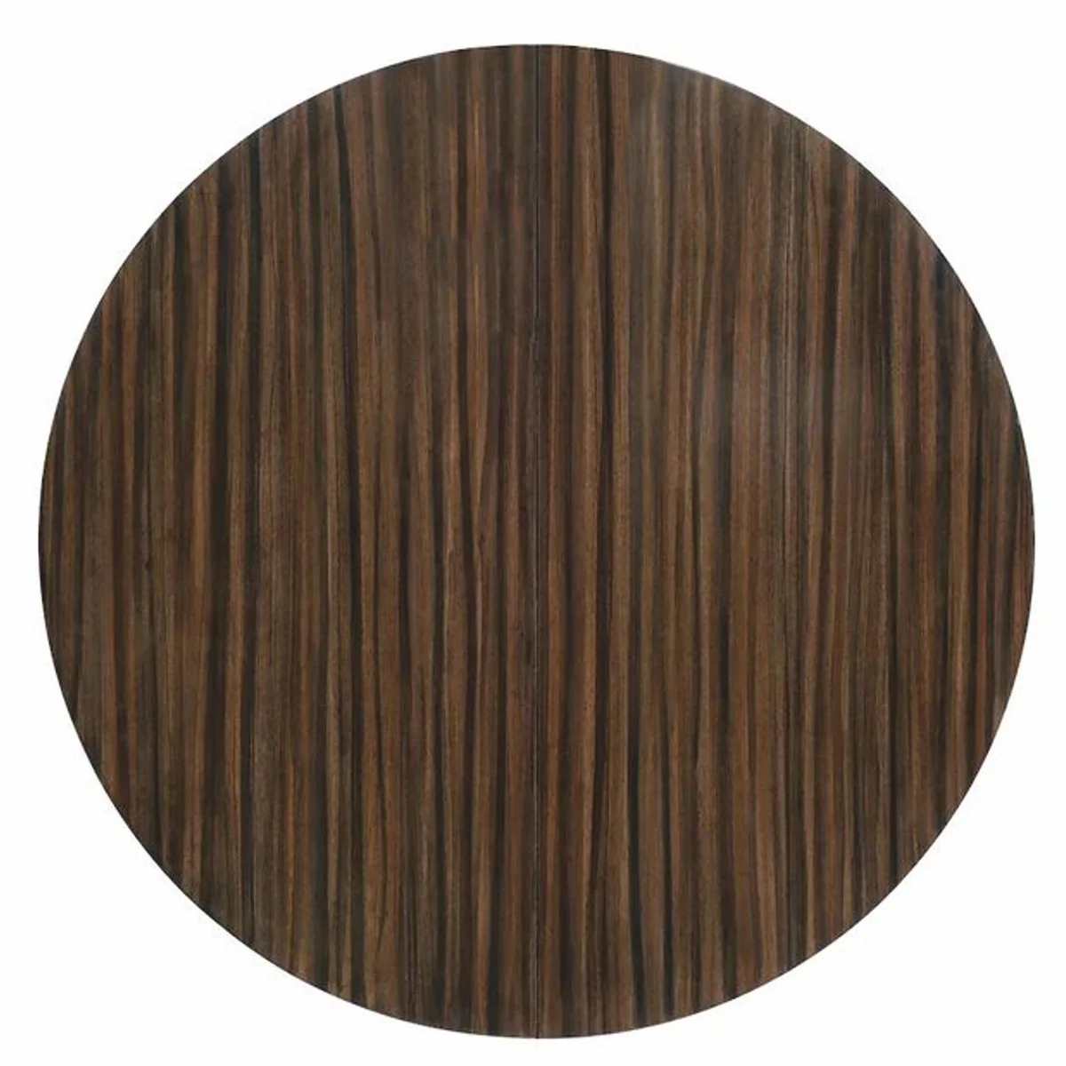 Luxury dining table dark brown / black 122-182 cm - extendable