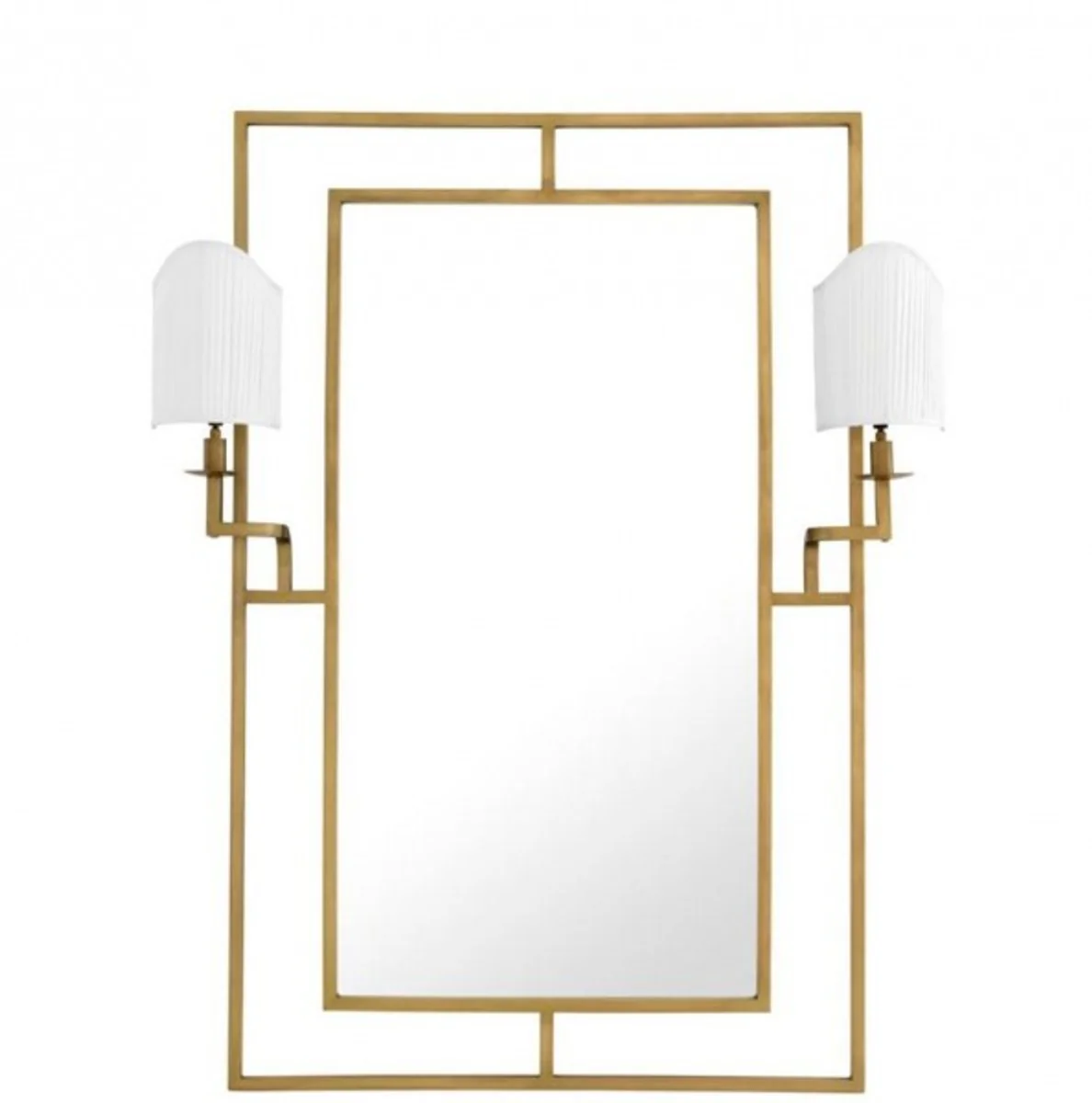 Luxury designer wall mirror brass 113 x H 140 cm - luxury hotel mirror