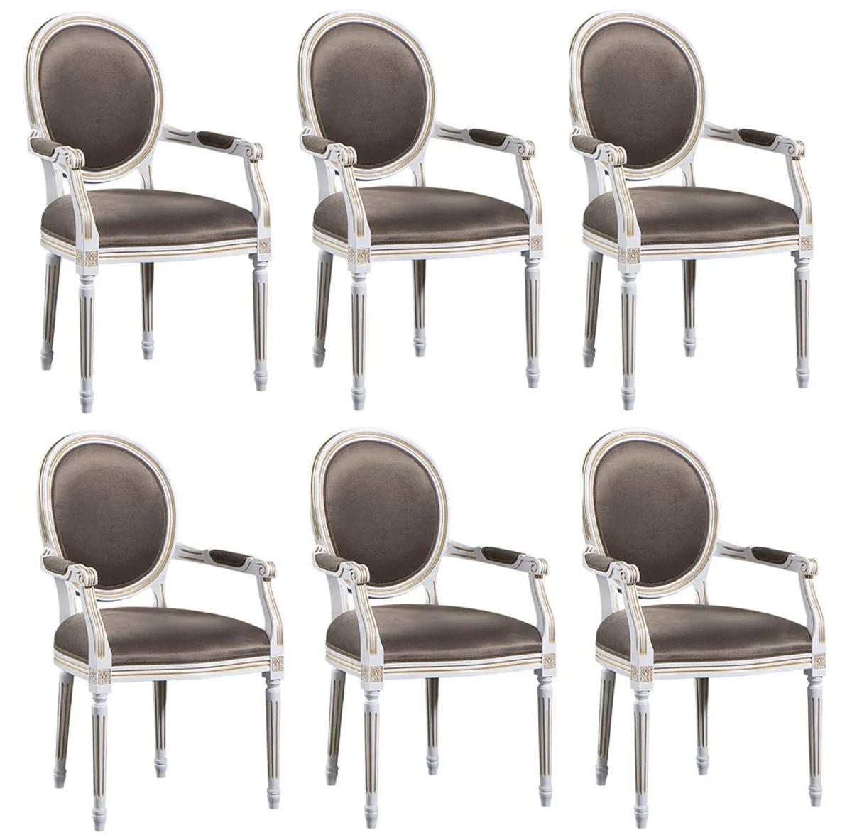 Luxury side table brown / gold - round solid wood side table - living room furniture - hotel furniture - luxury furniture