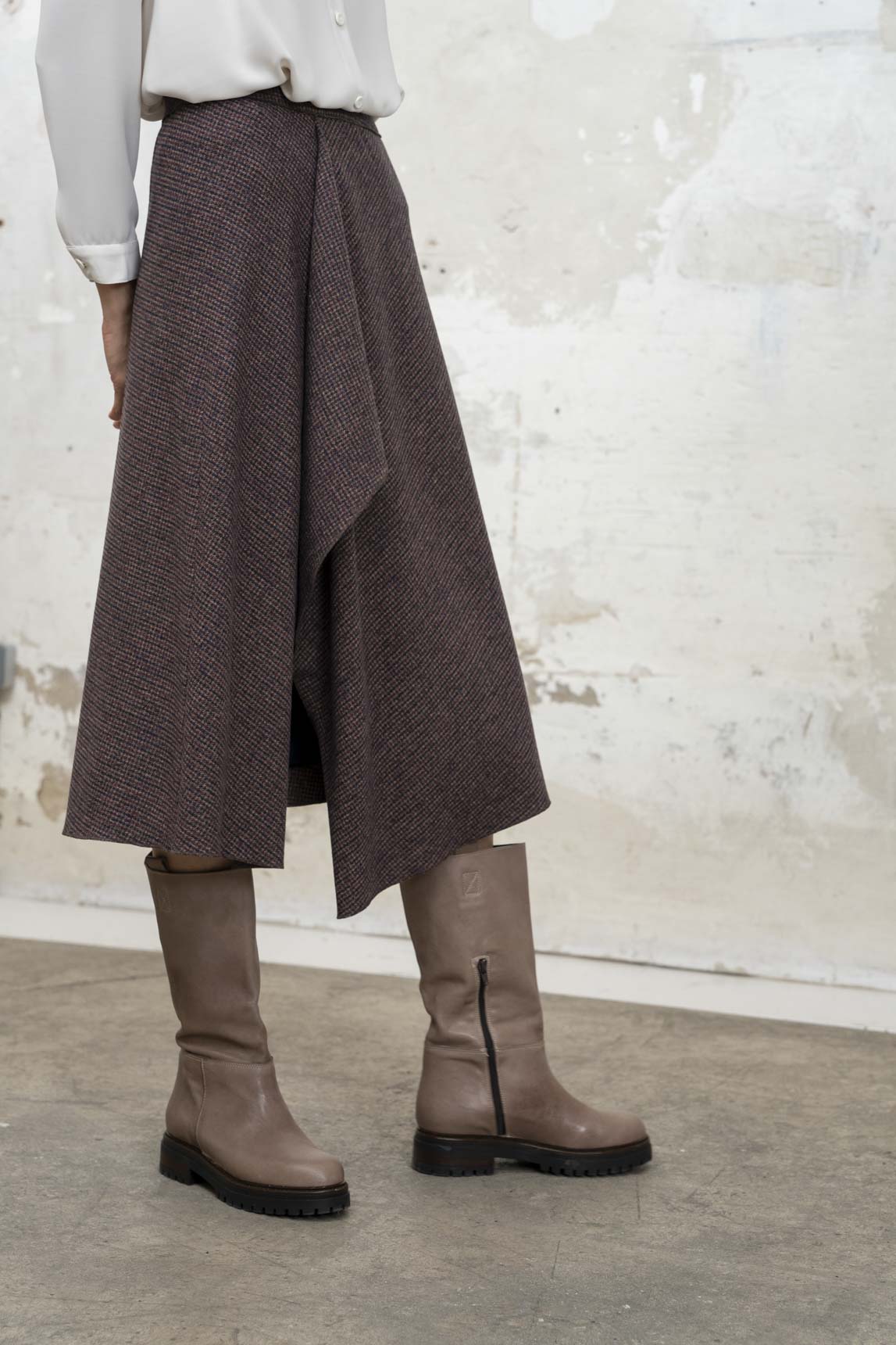 Rivera-Spain Burgunderfarbener Gisela-Rock