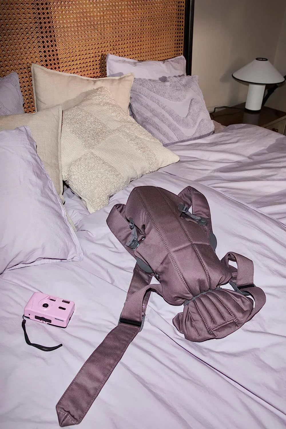 Babytrage Mini, 3D-Netz, Anthrazit/Leopard