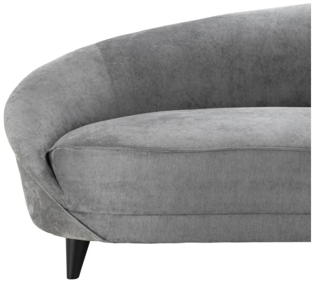 Designer sofa light gray 245 x 87 x H. 79 cm - luxury hotel furnishings